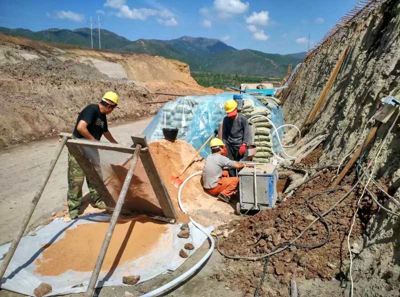 邊坡治理現(xiàn)場