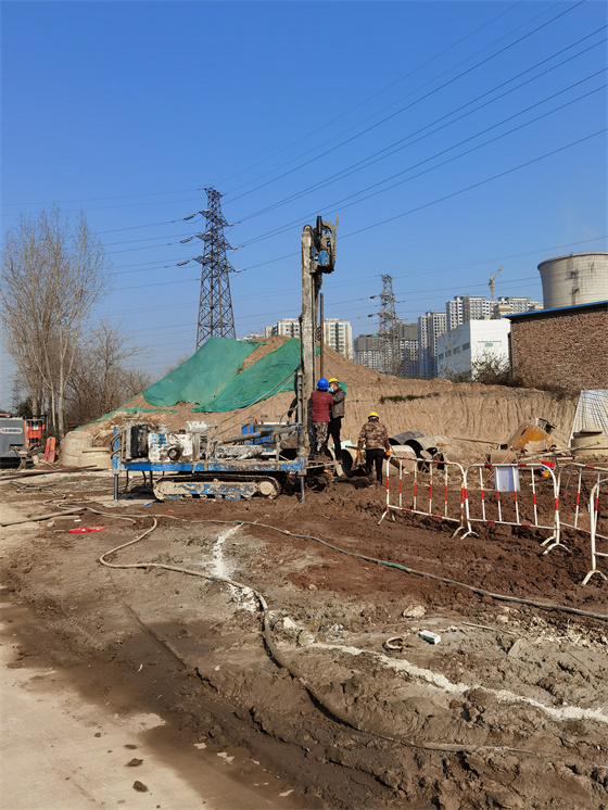 西安市紅光路，熱電廠，三星工業園區電力工程基坑支護施工